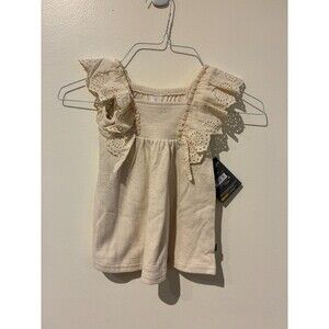 NWT Modern Moments Beige Ruffle Dress - 12M